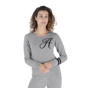 Dee Ocleppo Cashmere Crew Neck Sweater Grey Women Grey Sweaters